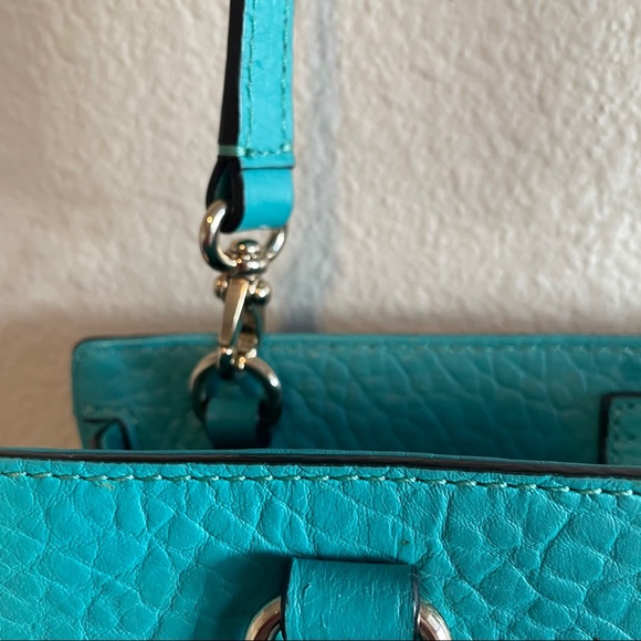 ❌SOLD❌ Kate Spade Perri Lane Satchel Turquoise - Picture 10 of 14